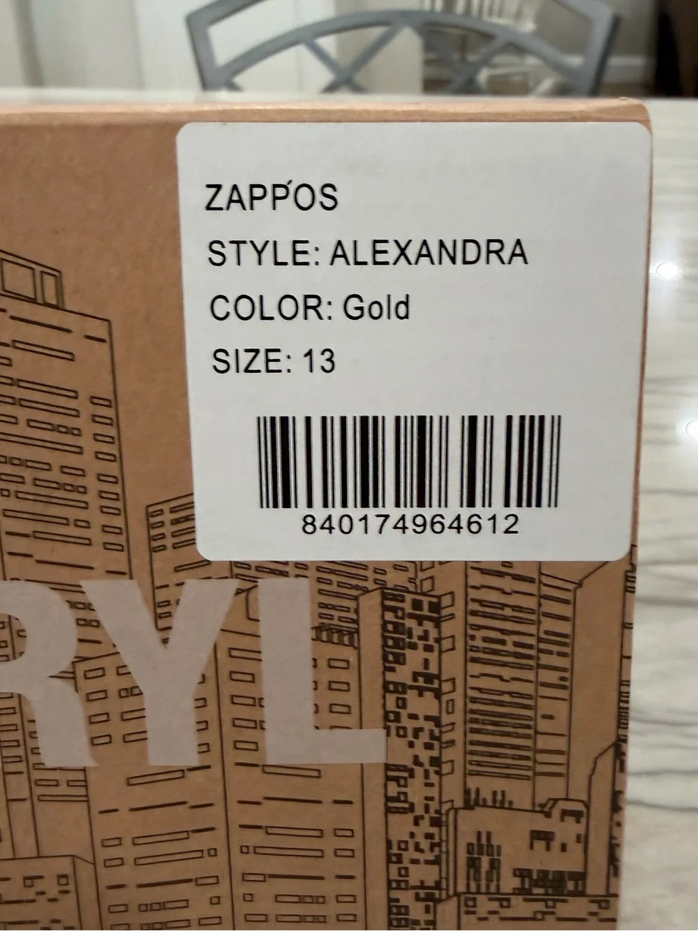 FARYL by Farylrobin Alexandra Gold Rhinestone Block Heel Sandals Size 13 NIB